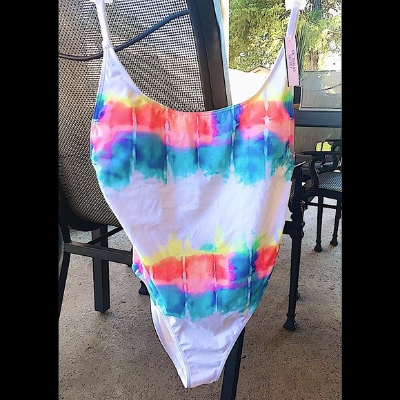 ๐๐ฅHOST PICK PINK/CUTE&SEXY TIE DYE&OPEN BACK SEE PICS WITH GOLD PINK BOTTOM - Picture 4 of 13